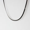 Flat Snake Chain Black