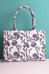 Trendy canvas tote bag for women