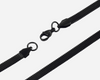Flat Snake Chain Black