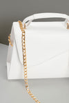 Branded Handbag in White