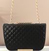 Buy Quilted Charm Shoulder Bag for Women in Pakistan - Black