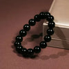 Black Bead Bracelet