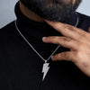 Lightning Bolt Pendant Silver