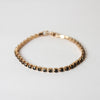 Tennis Bracelet Black Gold