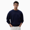 Buy Basic Loose Fit Sweatshirt - Navy Blue in Pakistan