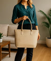 SwiftZip Tote Bag Beige