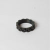 Black Carbon Crest Ring