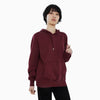 Basic Loose Fit Hoodie - Burgundy