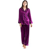 Buy Silk Pj Set - Purple in Pakistan