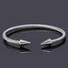 Nail Titanium Steel Open Bracelet