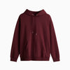 Basic Loose Fit Hoodie - Burgundy