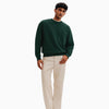 Basic Loose Fit Sweatshirt - Forest Green